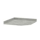 Tampo Para Balcão Canto Diagonal 74cm Classic Luciane Móveis Concreto Tampo Para Balcão Canto Diagonal 74cm Classic Luciane Móveis Concreto