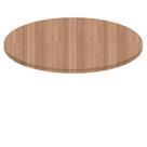 Tampo Redondo 70 cm (Largura) P25 Pandin MDP 2,50 cm (altura) Cor Noce Naturalle