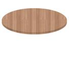 Tampo Redondo 70 cm (Largura) PE40 Pandin MDP 4,00 cm (altura) Cor Noce Naturalle