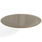 Tampo Redondo Mesa de Jantar com Vidro 105cm
