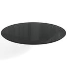 Tampo Redondo Mesa de Jantar com Vidro 105cm