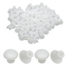 Tampões de orifício de plástico suiwotin 600PCS 5mm brancos para gabinete Tampões de orifício de plástico suiwotin 600PCS 5mm brancos para gabinete