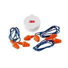 Tampões de ouvido 3M reutilizáveis com fio NRR 25dB, pacote com 3, laranja (90716H3-DC)