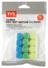 Tampões de Ouvido TYR Kids - Silicone Macio - Pacote com 12 Unidades