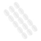 Tampões de silicone MECCANIXITY em forma de T, 15 unidades, 61,3 mm de diâmetro, brancos