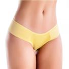 Tanga Dupla Renda Amarelo em Algodão Egípcio