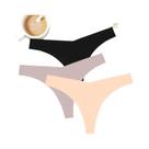 Tanga Feminina Sem Costura De Cintura Baixa Em Formato V, Macia E Amiga Da Pele, Lingerie G-string Tanga Feminina Sem Costura De Cintura Baixa Em Formato V, Macia E Amiga Da Pele, Lingerie G-string