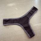 Tanga Fio Cotton Lisa Cor:CastanhoTamanho:M