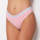 Tanga Fio em Microfibra Detalhe Cintura Cor:RomanceTamanho:G