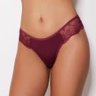 Tanga Fio em Renda e Microfibra Cor:VinhoTamanho:GG