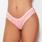 Tanga Fio Estampada Cor:Viés BrancoTamanho:M