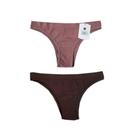 Tanga Kit 2 Básica Rosa Claro e Nude Basic+ Confortável