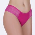 Tanga Lateral Renda Pink em Algodão Egípcio