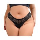 Tanga Sexy Floral De Cintura Baixa Com Laço Para Mulheres plus Size XL-4XL, Confortável E Estilosa