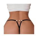 Tanga Sexy Vermelha Com Decoração De Coração E Laço, Confortável E Respirável, Lingerie Feminina Tanga Sexy Vermelha Com Decoração De Coração E Laço, Confortável E Respirável, Lingerie Feminina