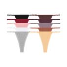 Tangas De Algodão Com Renda Para Mulheres 10PCS, Calcinhas G-String Respiráveis, Lingerie Macia Em Tangas De Algodão Com Renda Para Mulheres 10PCS, Calcinhas G-String Respiráveis, Lingerie Macia Em