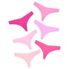 Tangas DEANGELMON Seamless No Show, cueca feminina, pacote com 6