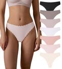 Tangas sem costura SHARICCA Wave Edge No Show, roupa íntima feminina