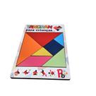 Tangram Para Crianças Brinquedo Quebra Cabeça Geométrico Mdf