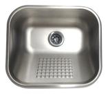 Tanque 40x34x20cm Inox Escovado 304 Capacidade 18 Litros