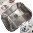 Tanque Aço Inox 30 Litros Lavanderia Lavabo Lava Roupa Tecido Limpeza Casa