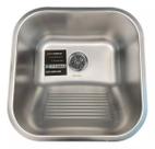 Tanque br cubas elegance 40x40x21,5cm inox 304 0.8mm, acetinado