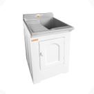 Tanque C/ Gabinete ABS e Esfregador em Fibra 38L Stilofibras 006
