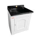 Tanque Com Gabinete ABS e Esfregador em Fibra de Vidro 50L Stilofibras Ref.021