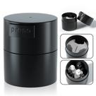 Tanque de armazenamento de cola para extensão de cílios Buqikma Black Plastic