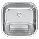 Tanque de Encaixe 23l em Aço Inox Acetinado Tramontina Hera 40 X 40cm