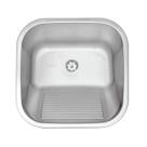Tanque de Encaixe Tramontina Hera 25 L em Aço Inox Acetinado 40x40 cm