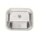 Tanque de Encaixe Tramontina Hera 34 L em Aço Inox Polido 50x40 cm Tanque de Encaixe Tramontina Hera 34 L em Aço Inox Polido 50x40 cm