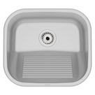 Tanque De Encaixe Tramontina Hera Compact 19 Em Aço Inox Acetinado 40x35 Cm