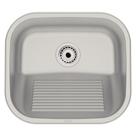 Tanque de Encaixe Tramontina Hera Compact 19 em Aço Inox Acetinado 40x35 cm