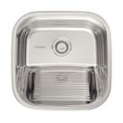 Tanque de Encaixe Tramontina Hera Compact 25 L em Aço Inox Polido 40x40 cm