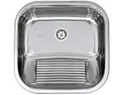 Tanque de Encaixe Tramontina Hera em Aço Inox Polido 40x40 cm