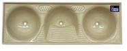 Tanque De Fibra Triplo 1,60m X 55cm Bege Indimel Tanque De Fibra Triplo 1,60m X 55cm Bege Indimel