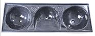 Tanque De Fibra Triplo 1,60m X 55cm Cinza Indimel