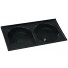 Tanque de Granito Sintético Duplo N2 com 110x55cm Preto - 500208 - A.J.RORATO Tanque de Granito Sintético Duplo N2 com 110x55cm Preto - 500208 - A.J.RORATO