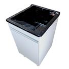 Tanque de lavanderia Fibra 20L Com Gabinete MDF 45cm Base torneira de mesa
