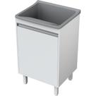 Tanque de Lavanderia Plástico 34 L com Gabinete MDF 53 cm Branco com Válvula e Sifão Entregue Montado Tanque de Lavanderia Plástico 34 L com Gabinete MDF 53 cm Branco com Válvula e Sifão Entregue Montado