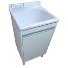 Tanque de lavar roupa de fibra 25L Com Gabinete em MDF e Base para Torneira de Mesa Tanque de lavar roupa de fibra 25L Com Gabinete em MDF e Base para Torneira de Mesa