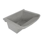 Tanque de Lavar Roupa em Mármore Sintético Granitado 55x41cm Branco/Cinza Aj Rorato