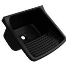 Tanque de Plástico Lavar Roupa com Válvula 22L Astra Preto