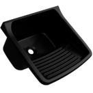 Tanque de Plastico Preto 24L Com Válvula Metasul