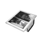 Tanque de Sobrepor Docol Reto 44x51 017048CH Inox Alto Brilho