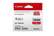 Tanque de tinta Canon CanonInk Lucia PRO PFI-1000 Vermelho 80mL Tanque de tinta Canon CanonInk Lucia PRO PFI-1000 Vermelho 80mL