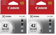 Tanque de tinta Canon CLI-42 GY Grey (pacote com 2)