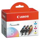 Tanque de tinta Canon CLI-8 3 cores compatível com Pro9000, iP6700d Tanque de tinta Canon CLI-8 3 cores compatível com Pro9000, iP6700d
