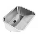 Tanque Em Inox Monobloco 53x43 30l 20410 Acetinado Ghelplus